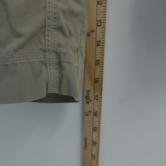 Kuhl Pants Womens 6 Khaki Tan Cargo Capri Outdoor Hiking Utility Roll Leg Pocket - Picture 6 of 16